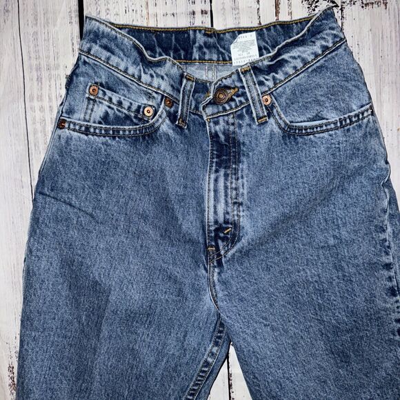 Levi's 512 Women's High Waisted Slim Fit Tapered Leg Jeans 5 Short USA - Picture 2 of 11